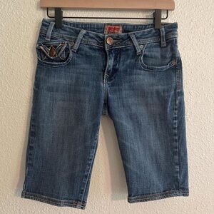 Y2K NOBO Low Rise Denim Shorts